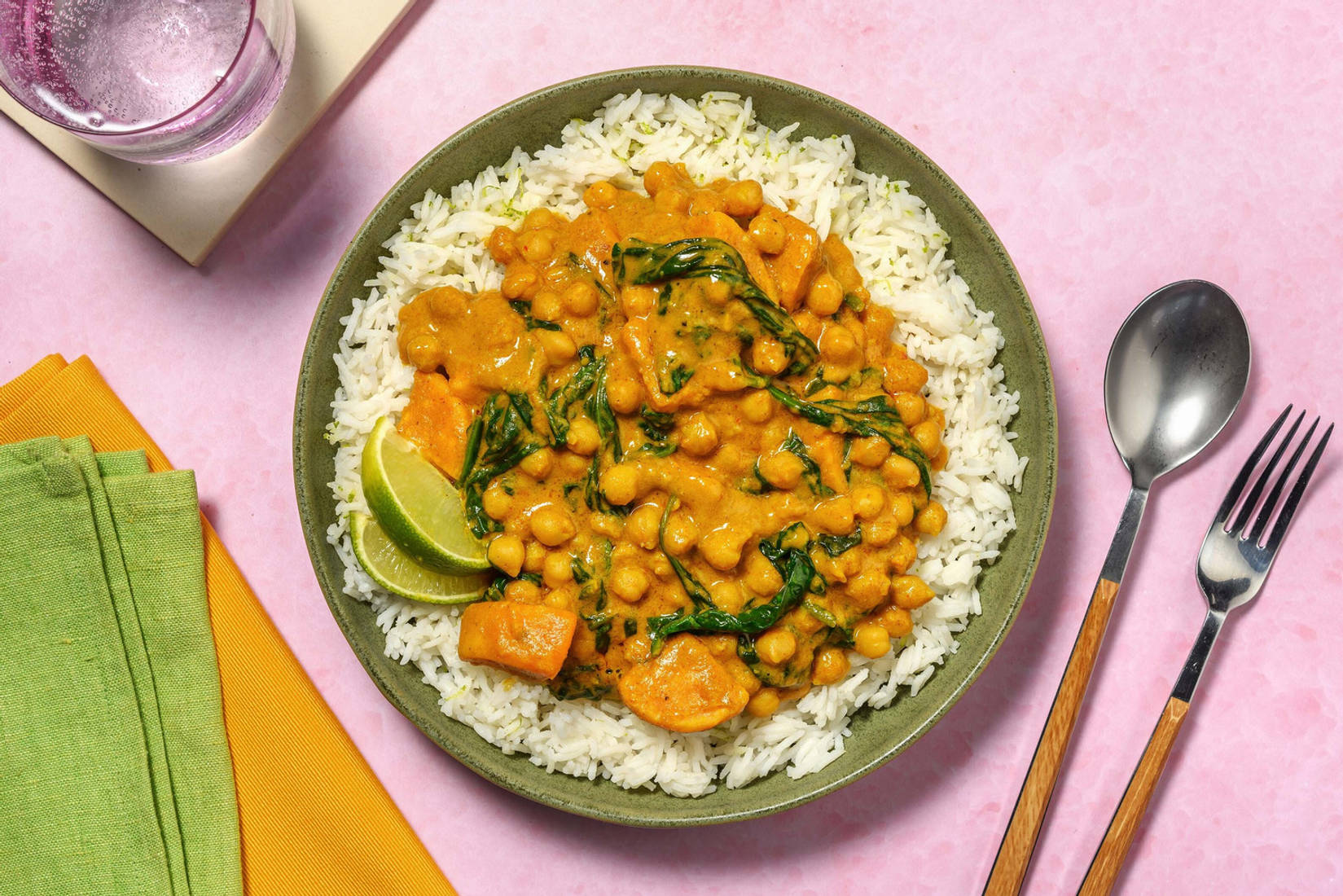 South East Asian Inspired Chickpea Curry 