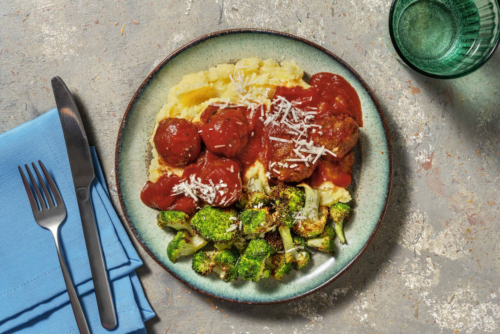 Beef Meatballs in Cajun Tomato Sauce