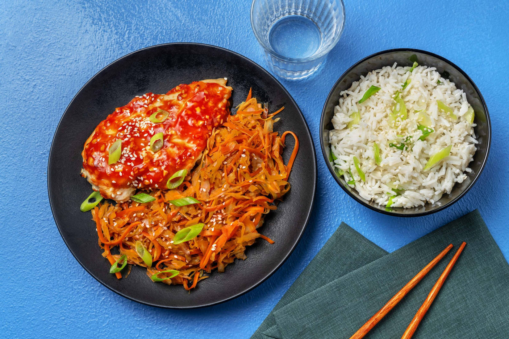 Pollo agro-piccante glassato alla coreana