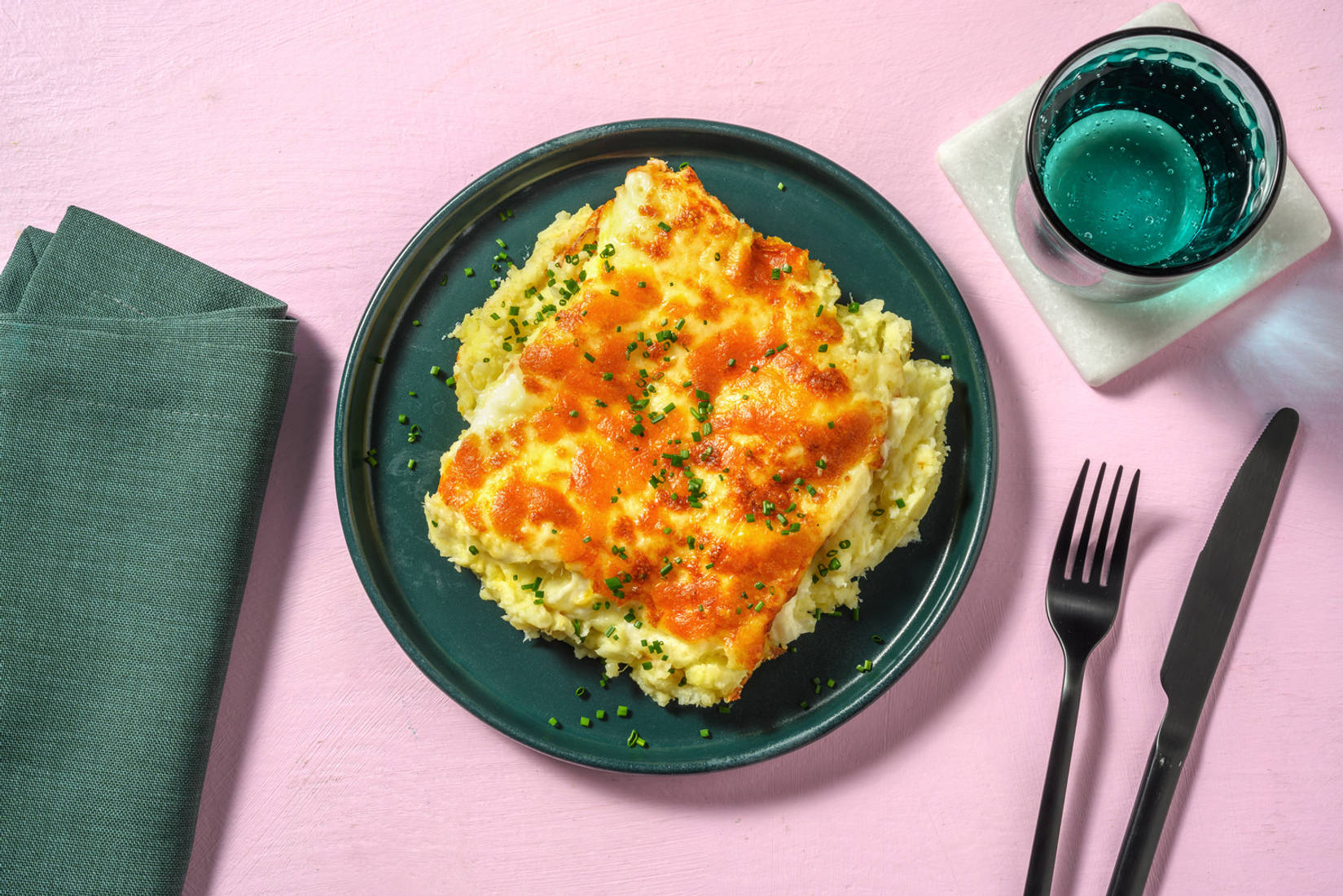 Pastel de bacalao y patatas