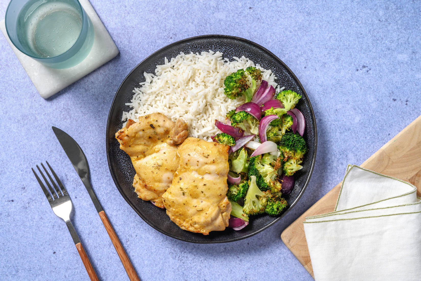 Pollo al limón con tomillo