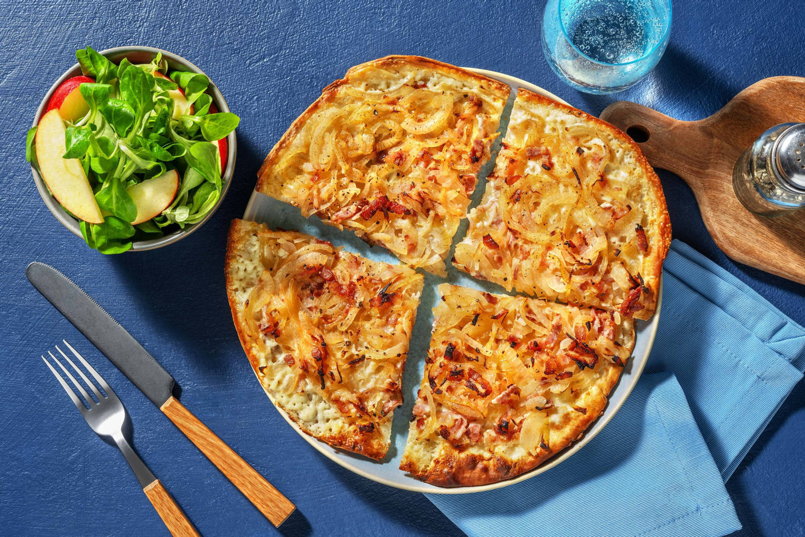 Tarte façon flammekueche