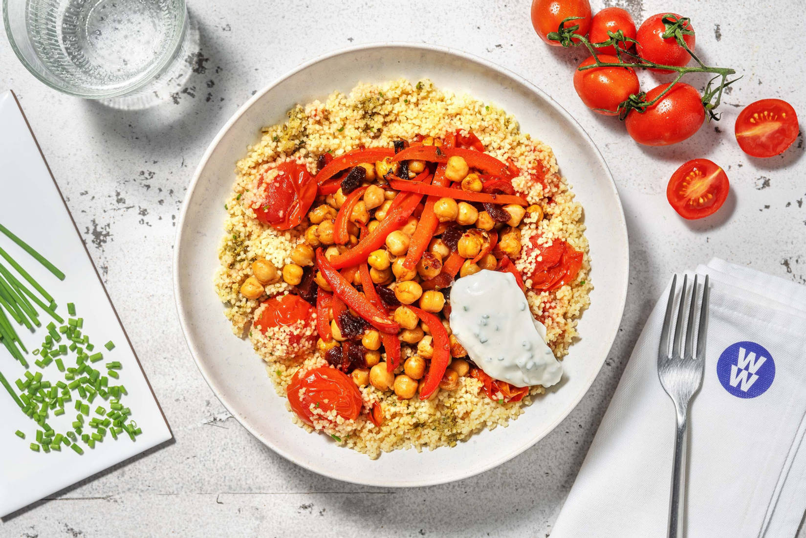 Spiced Chickpea and Pepper Traybake 