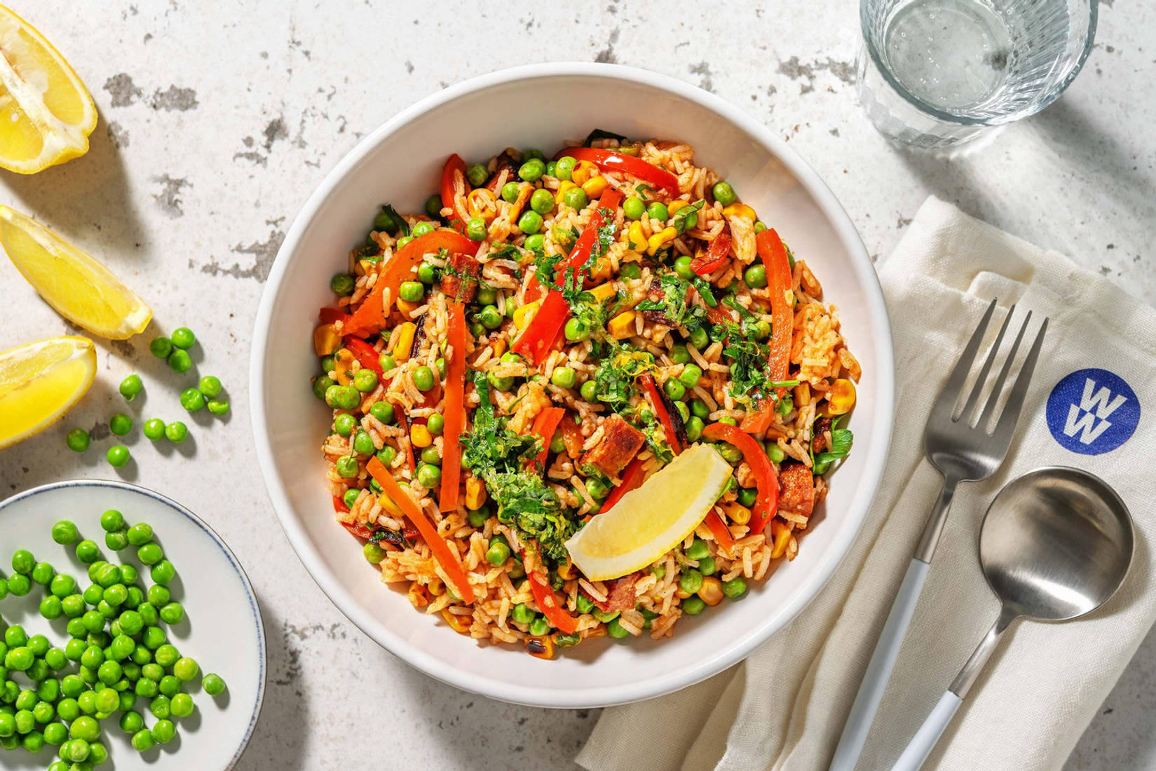 Louisiana Style Corn and Chorizo Jambalaya