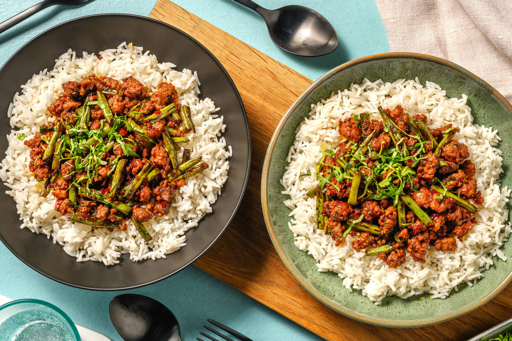 Thai Style Pork Rice Bowl