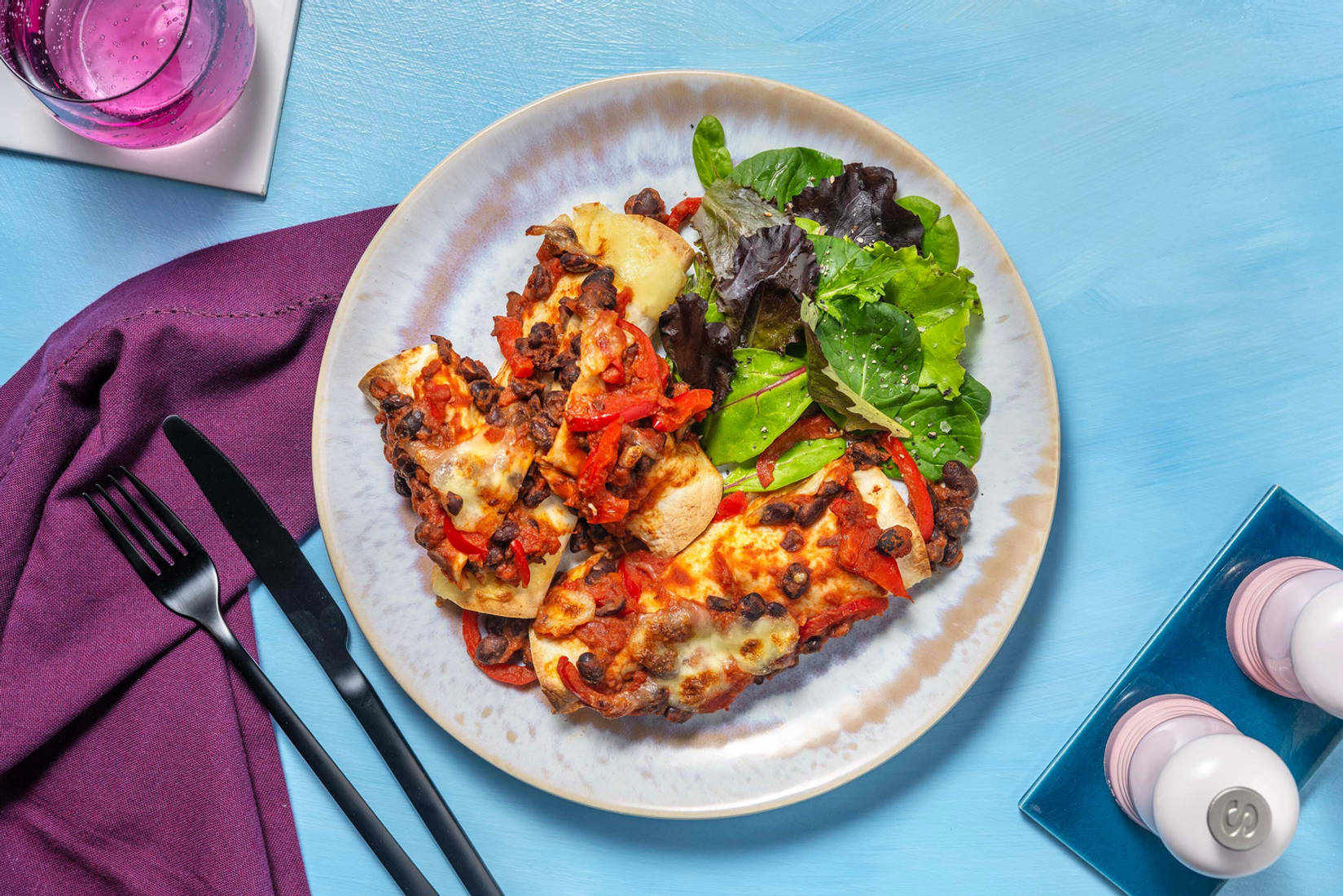 Chipotle Black Bean Enchiladas