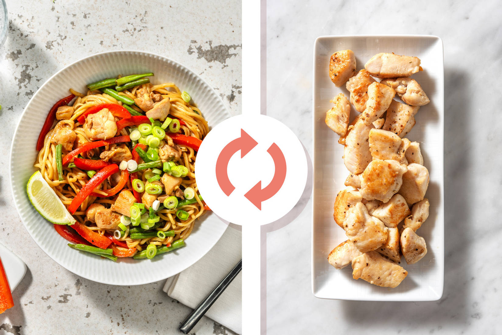 Bulgogi Diced Chicken Breast Stir-Fry