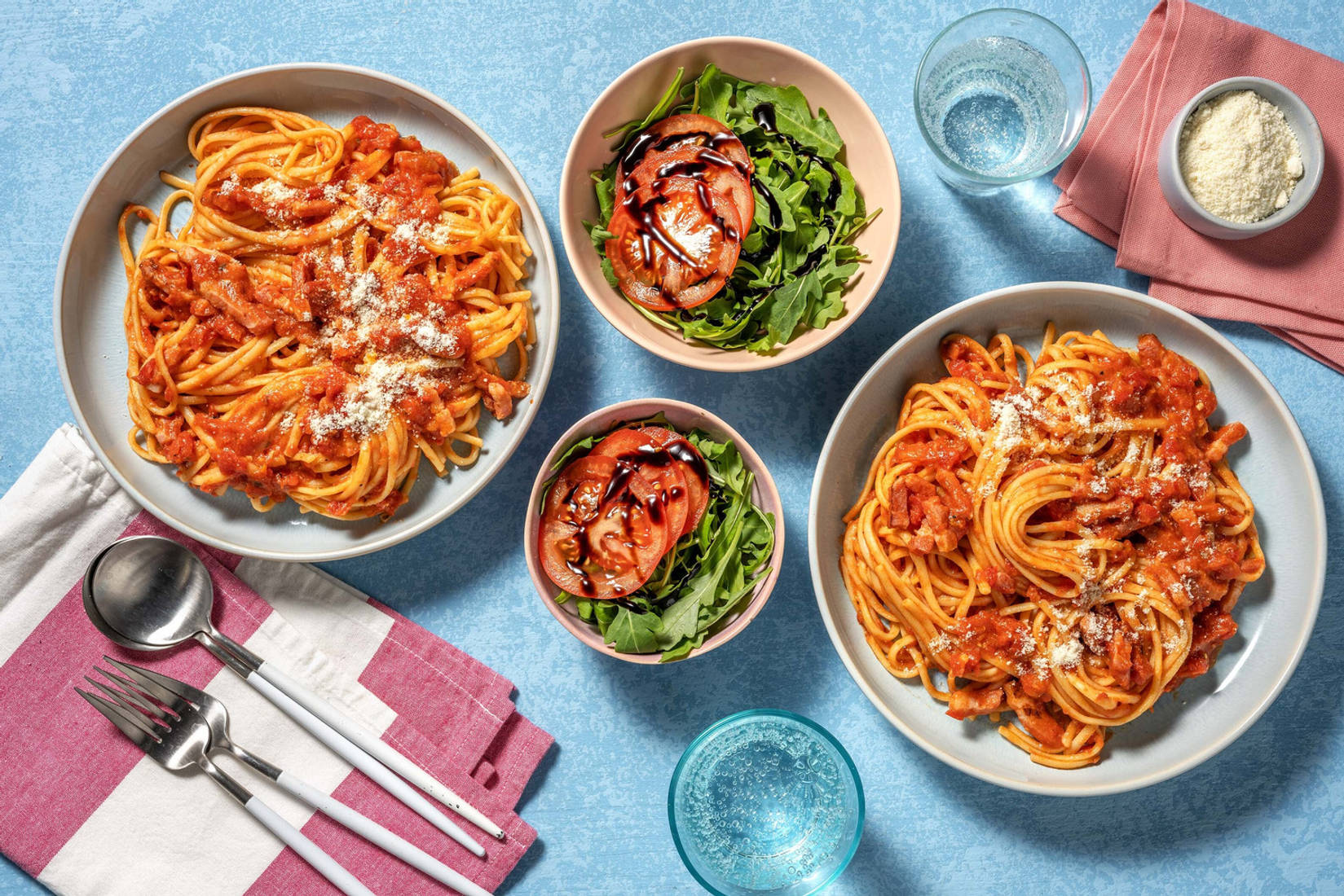 Bacon Linguine Amatriciana