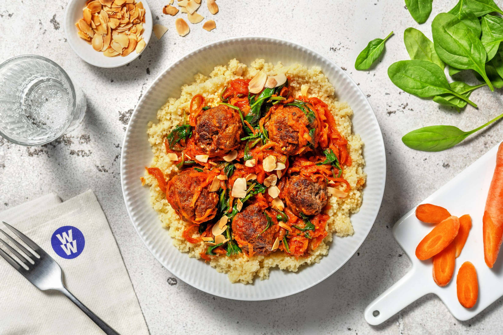 Lebanese Style Meatballs in Tomato Sauce