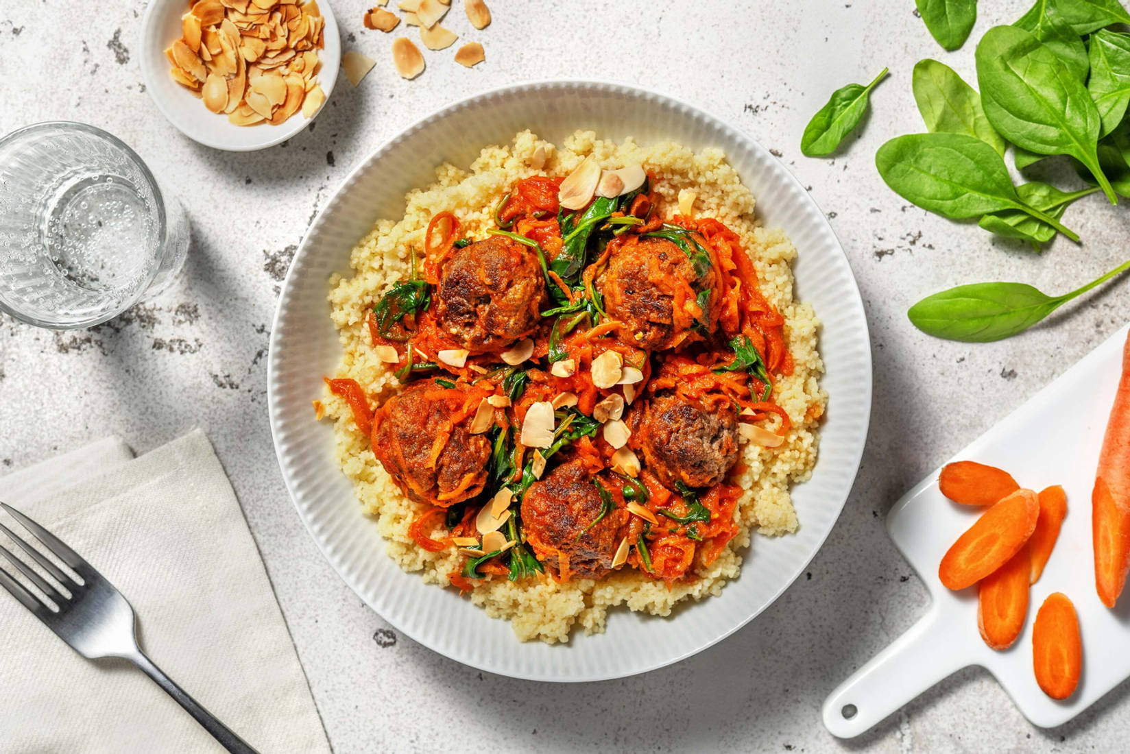 Lebanese Style Meatballs in Tomato Sauce