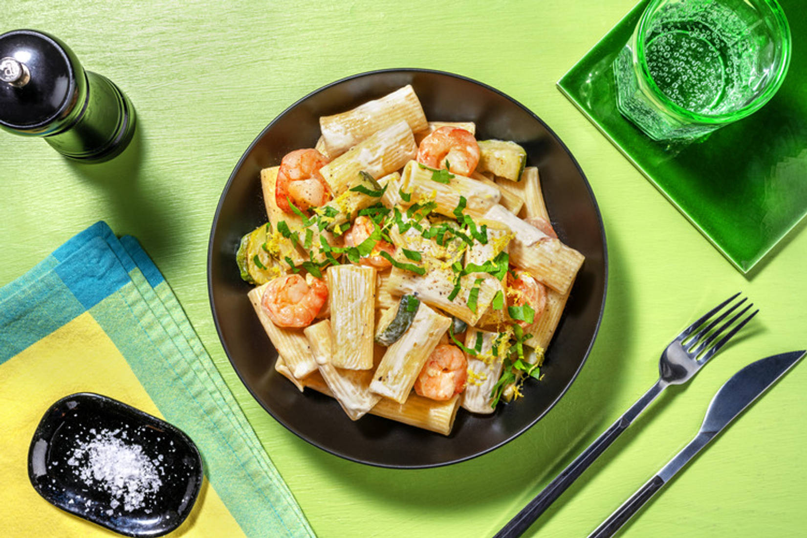 Speedy Prawn Rigatoni