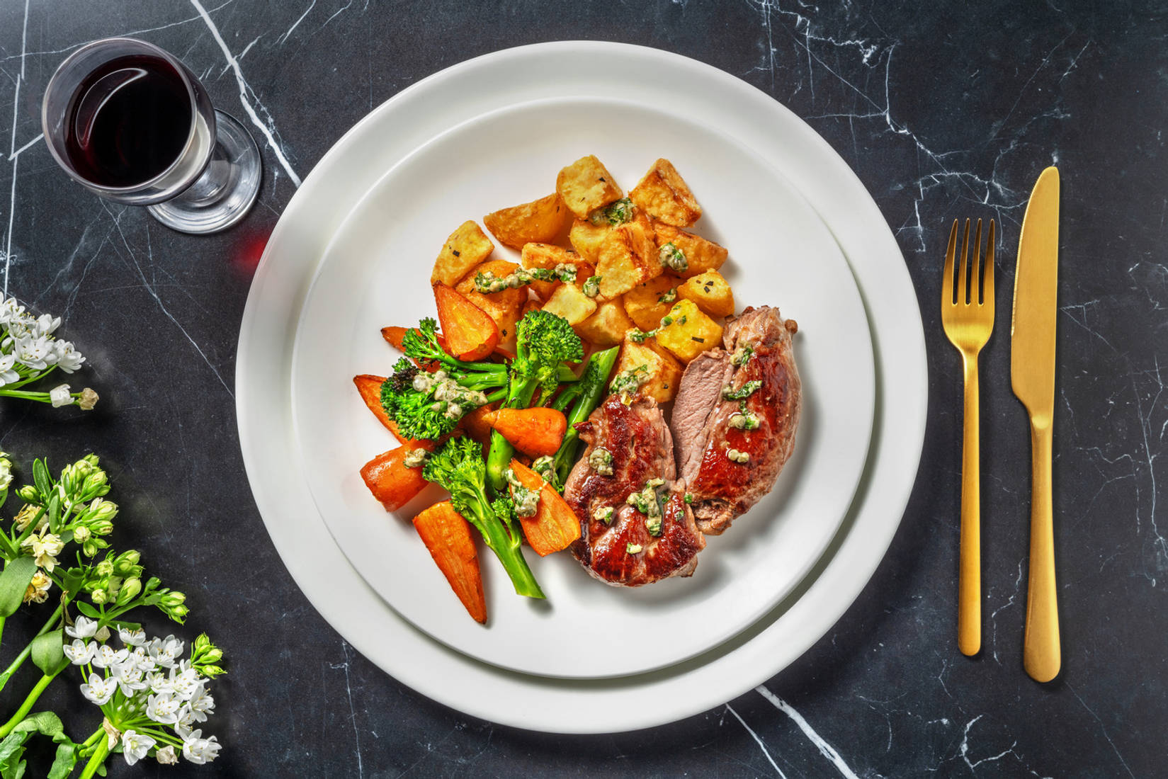 Pan-Seared Lamb Steak and Salsa Verde