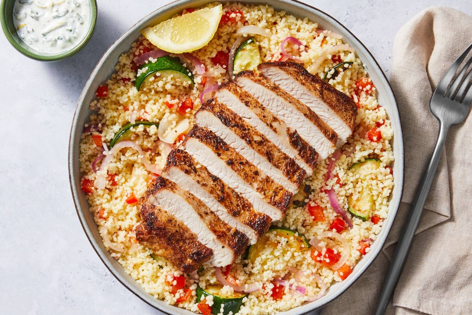 Bols de dinde aux épices à la marocaine