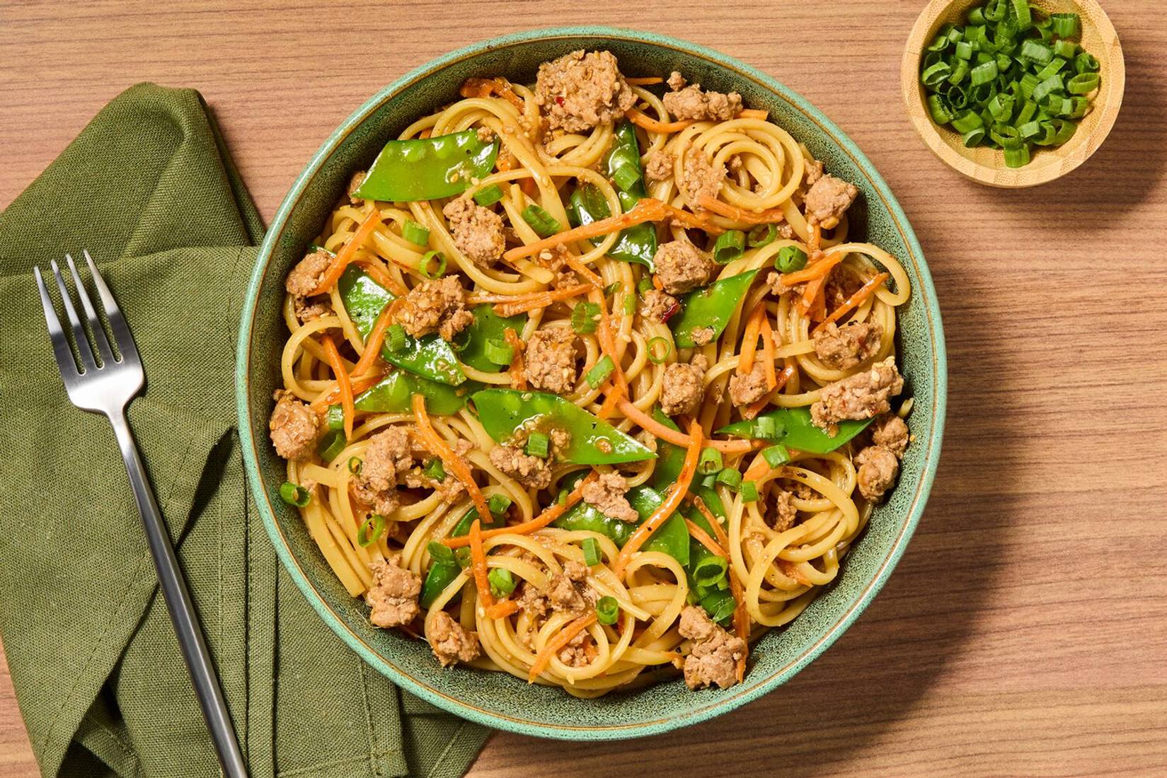 Caramelized Honey-Garlic Beef Noodles