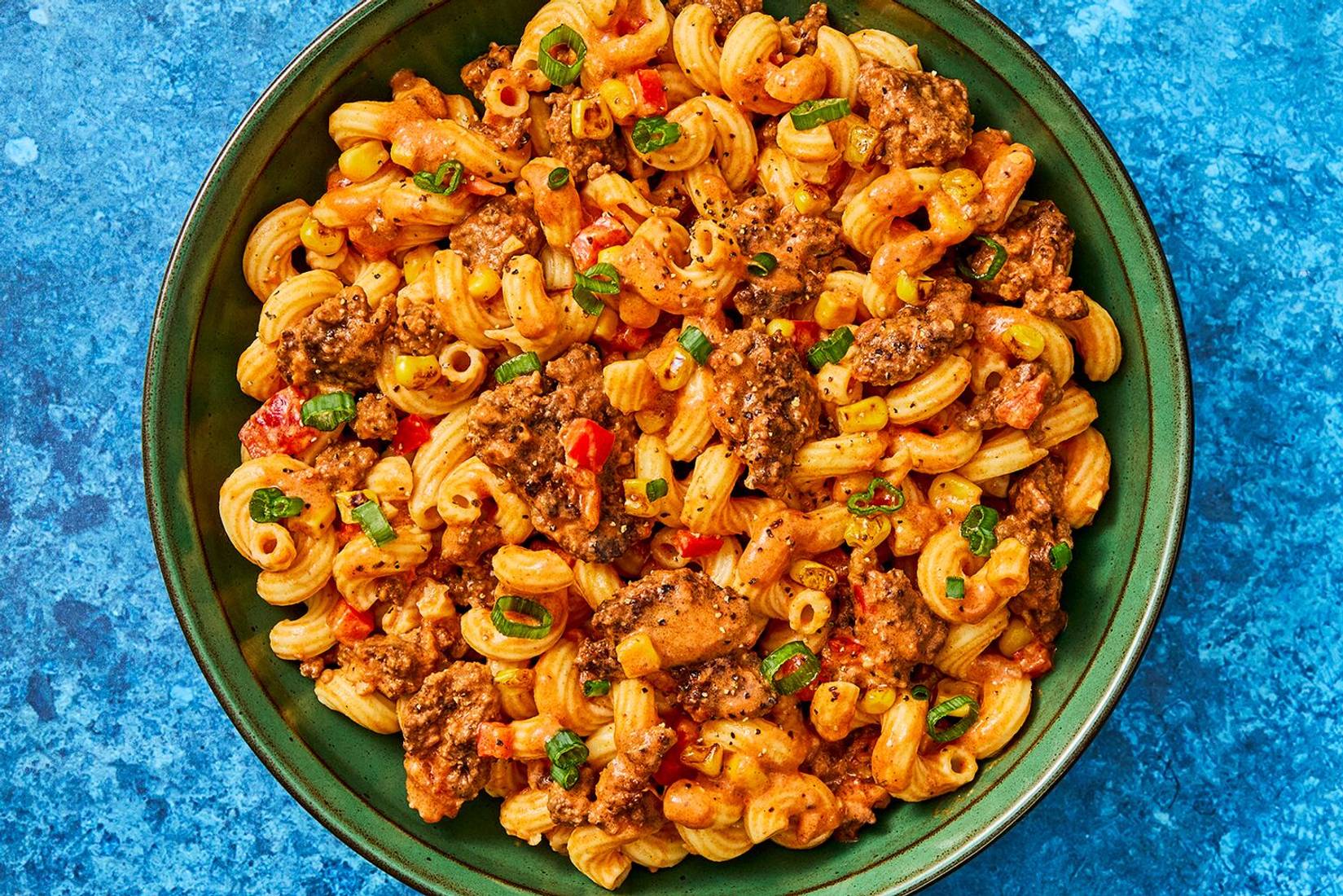 Pâtes au bœuf tex-mex