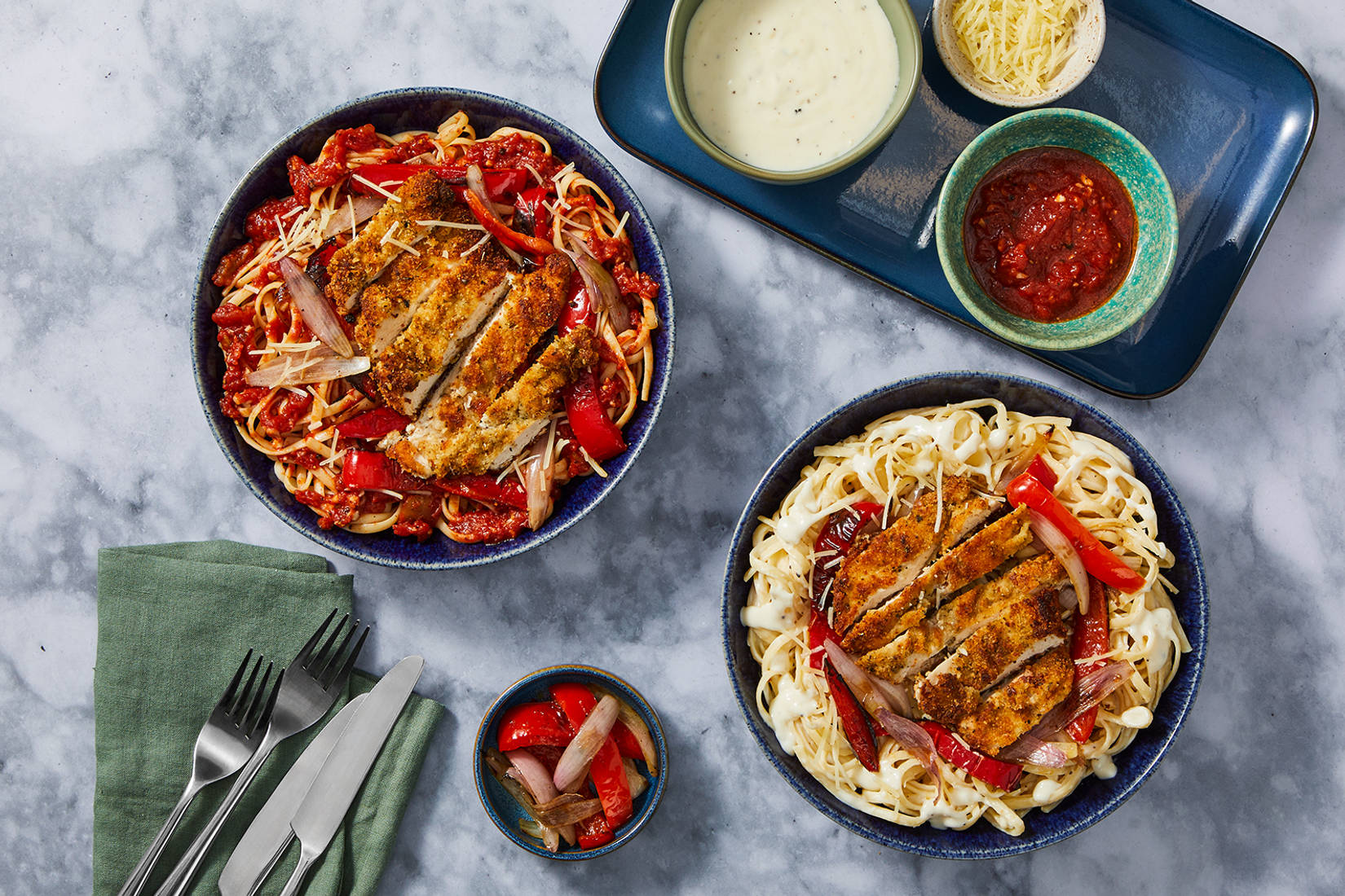 Build-Your-Own Chicken Thigh Linguine