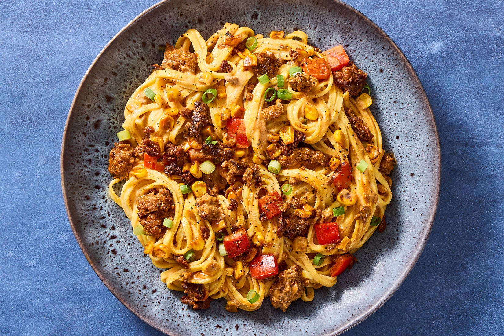 Tex-Mex Chorizo Alfredo and Fresh Linguine