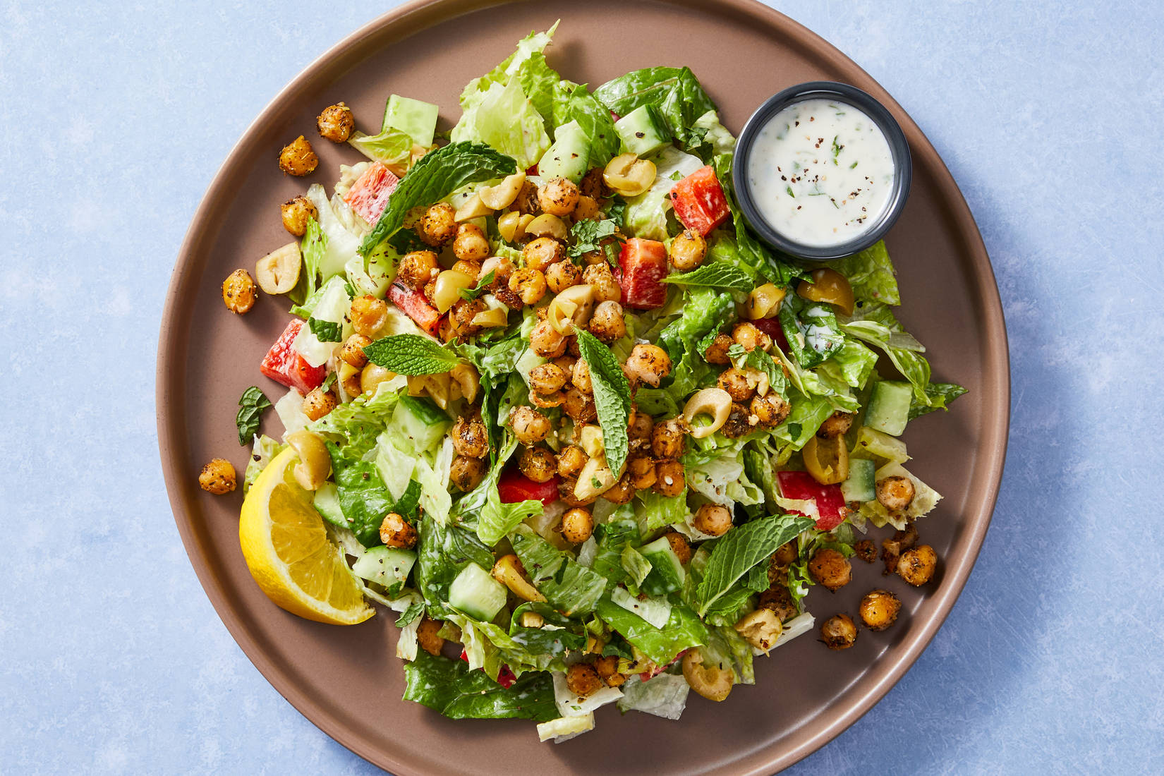 Za'atar Chickpea & Salmon Salad