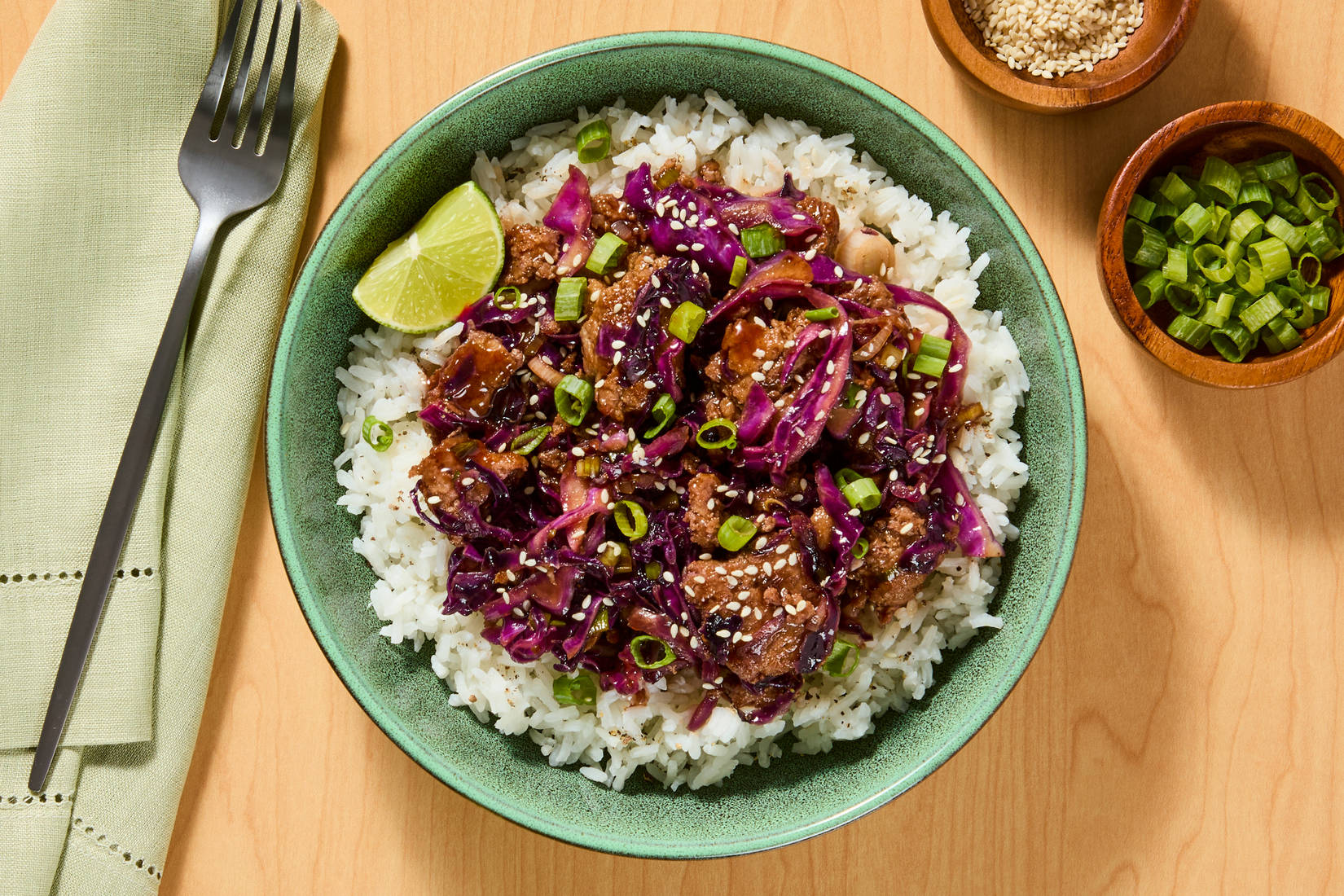 Moo Shu Shrimp Bowls