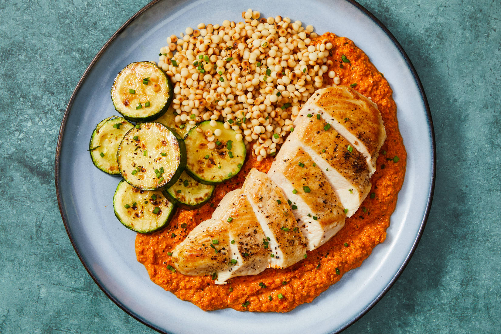 Chicken with Smoky Romesco Sauce