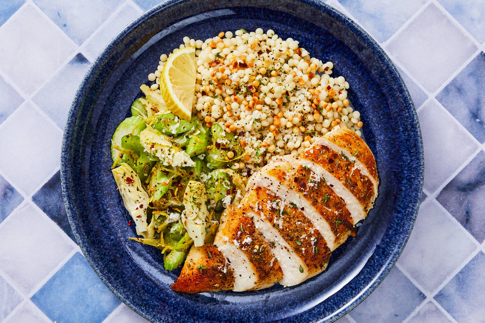 Lemon Herb Salmon & Couscous