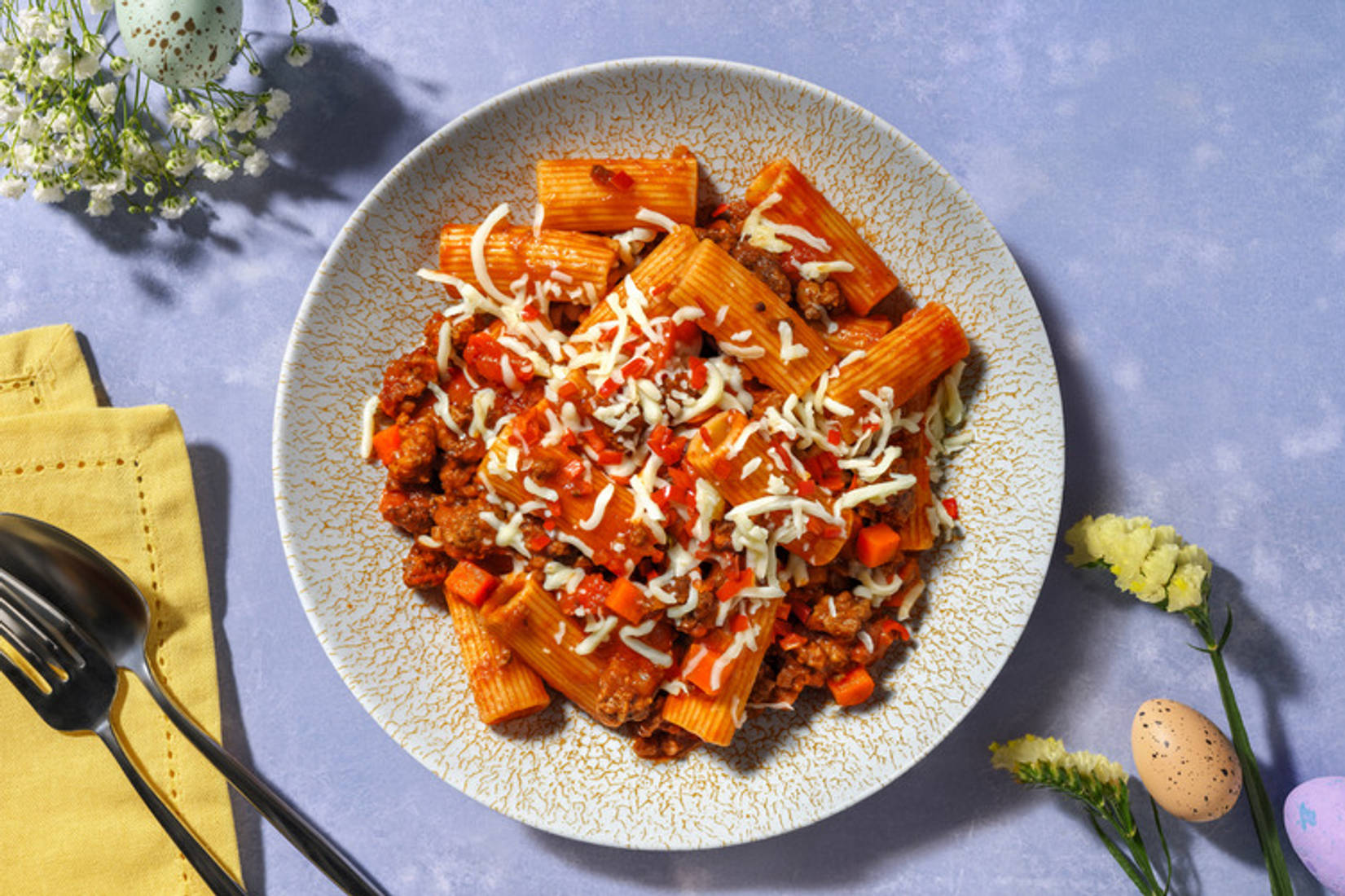 BBQ Turkey Ragu Rigatoni
