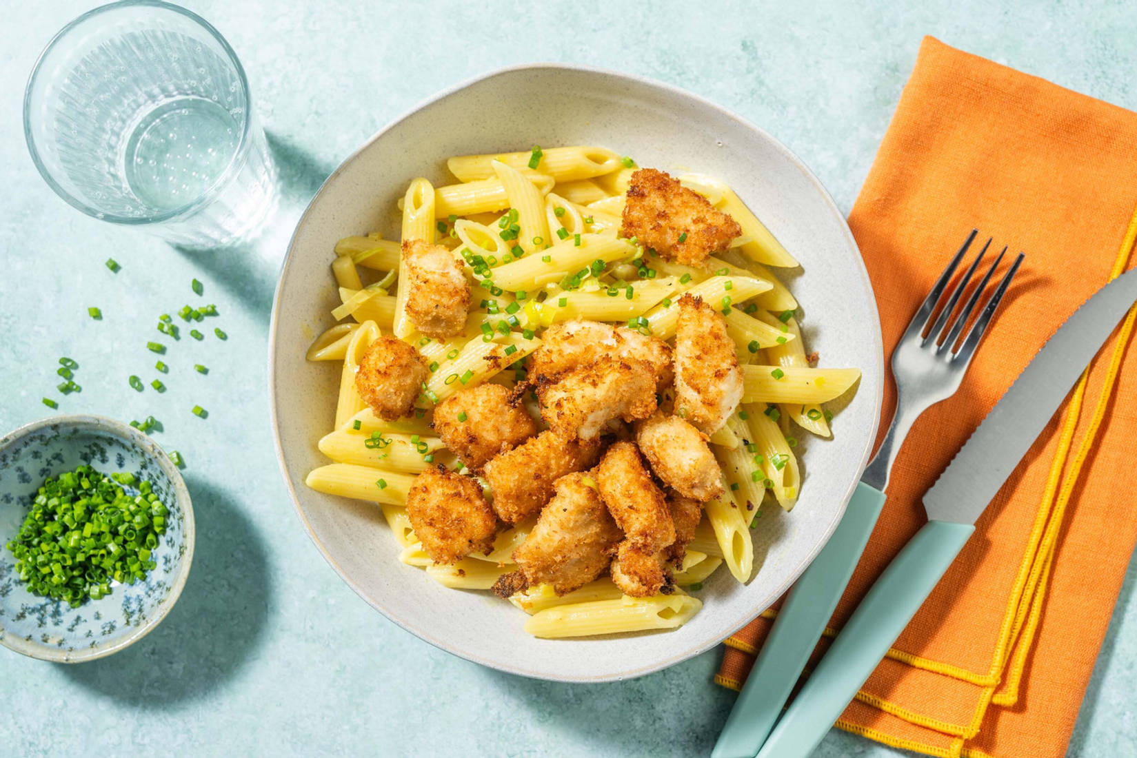 Selbst gemachte Poulet-Nuggets