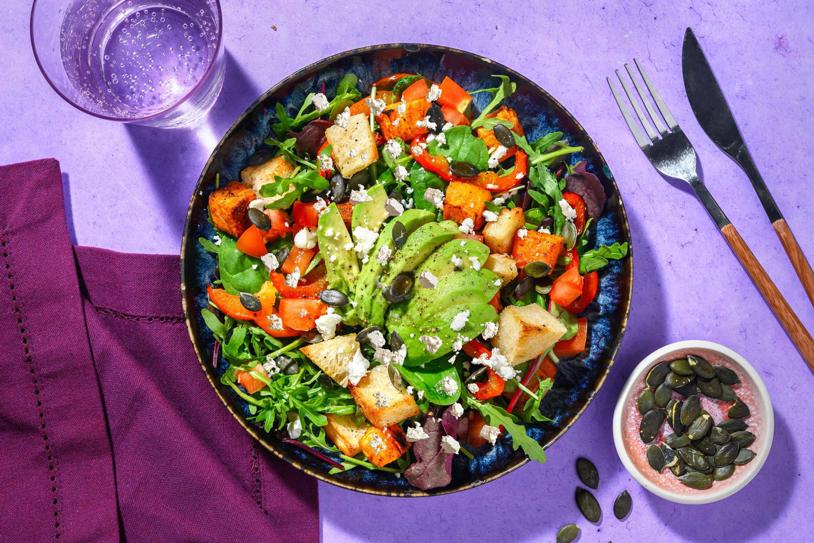 Warm Cajun Sweet Potato Salad