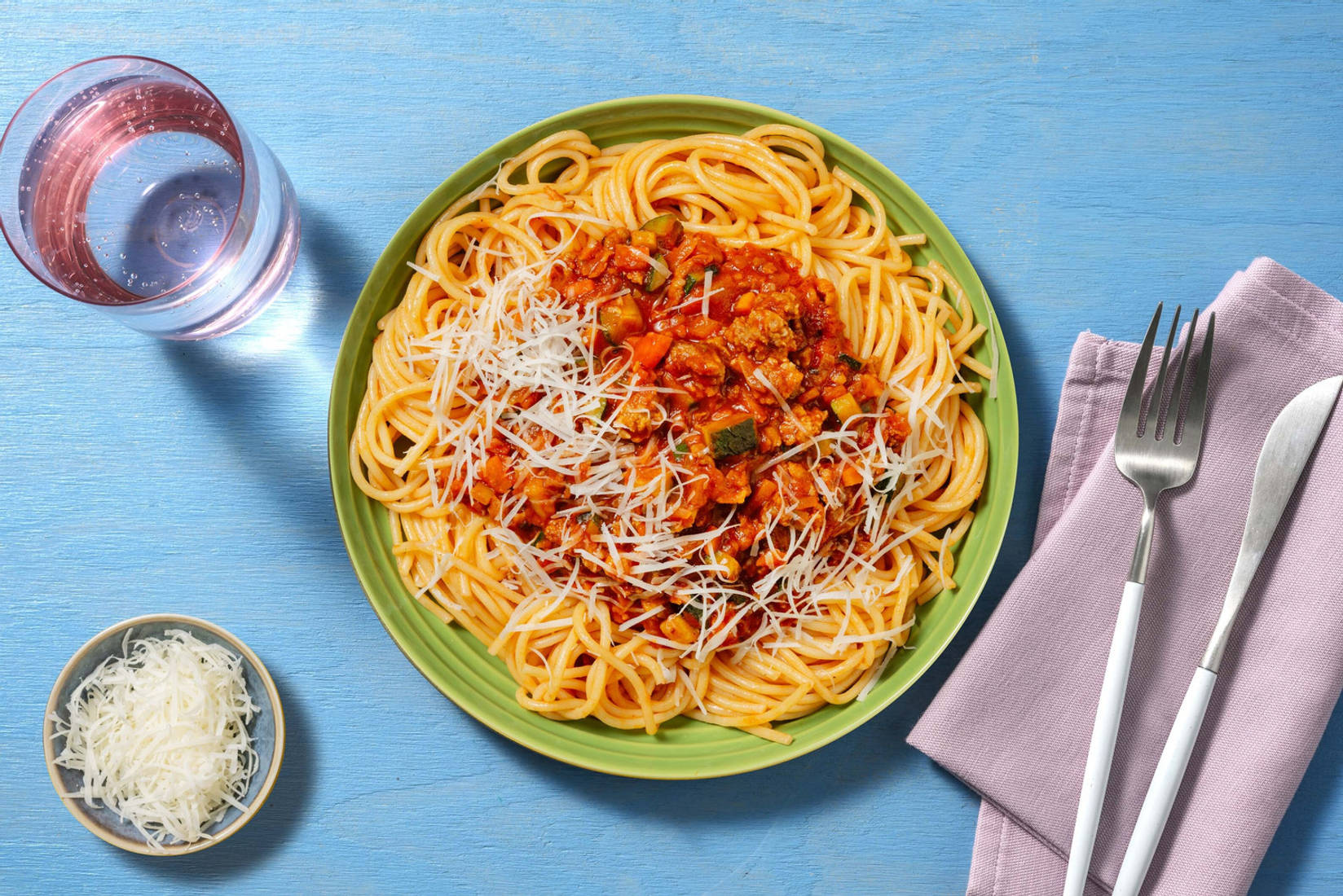 Snelle spaghetti bolognese