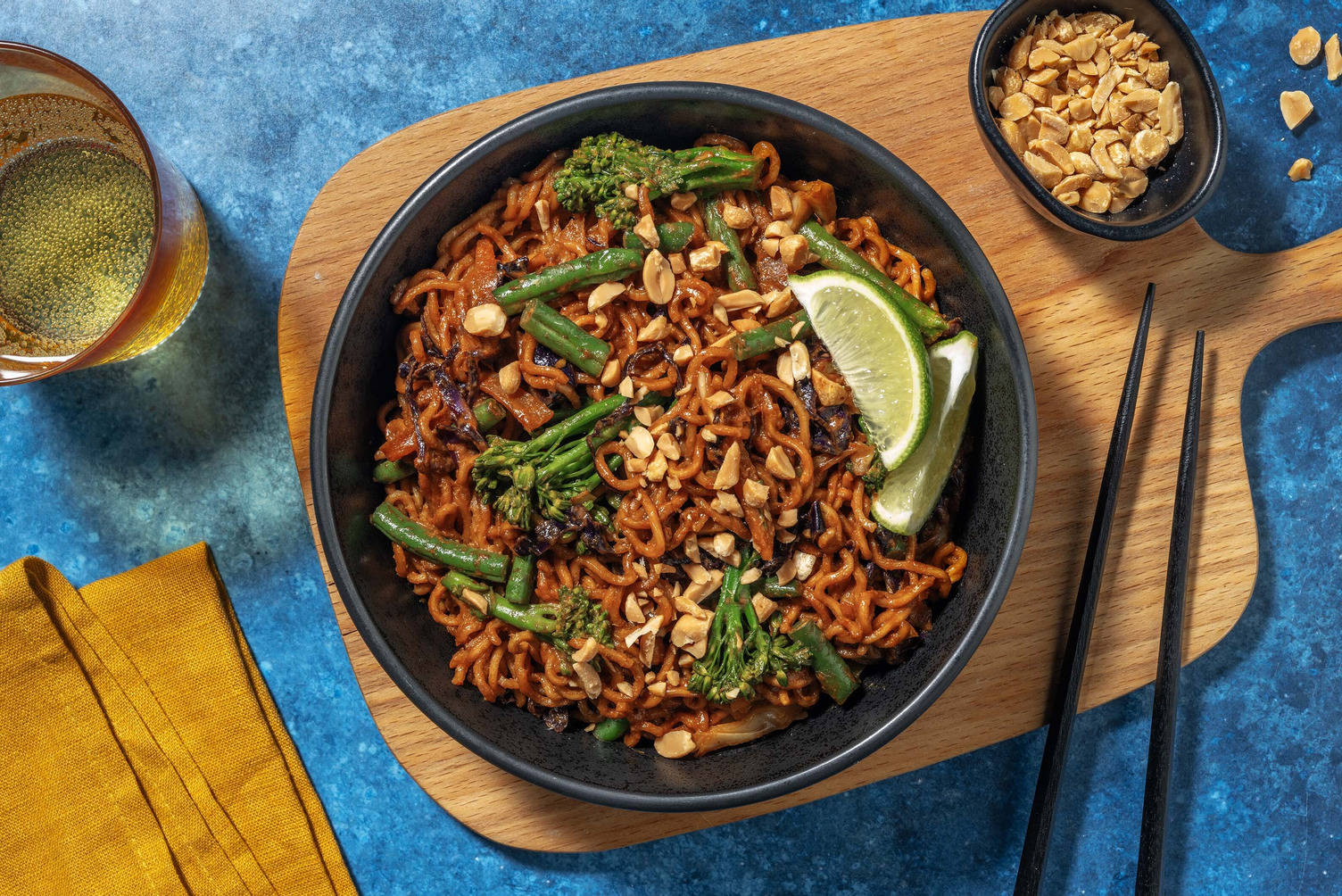 Prawn Peanut Noodle Stir-Fry