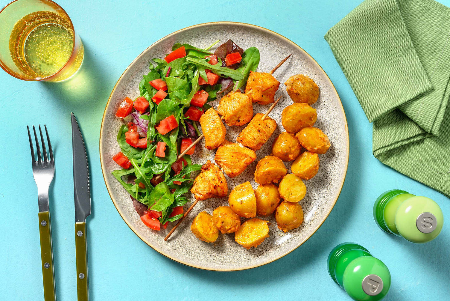 Vibrant Peri Peri Honey & Lime Chicken Skewers