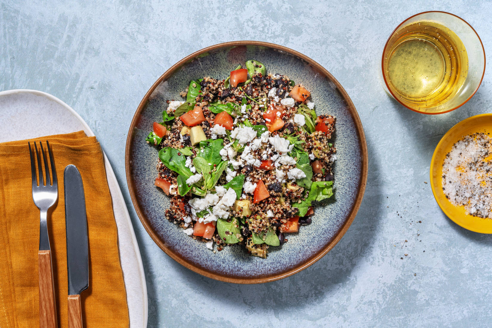 Mexican Quinoa Salad with Tofu