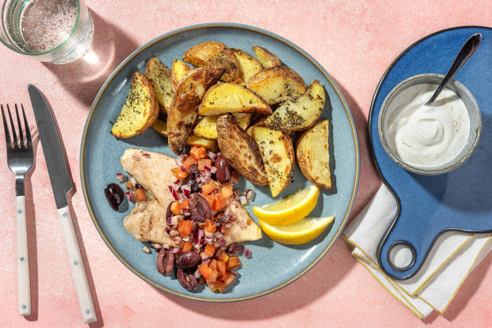 Middelhavsinspireret sej 'en papillote'