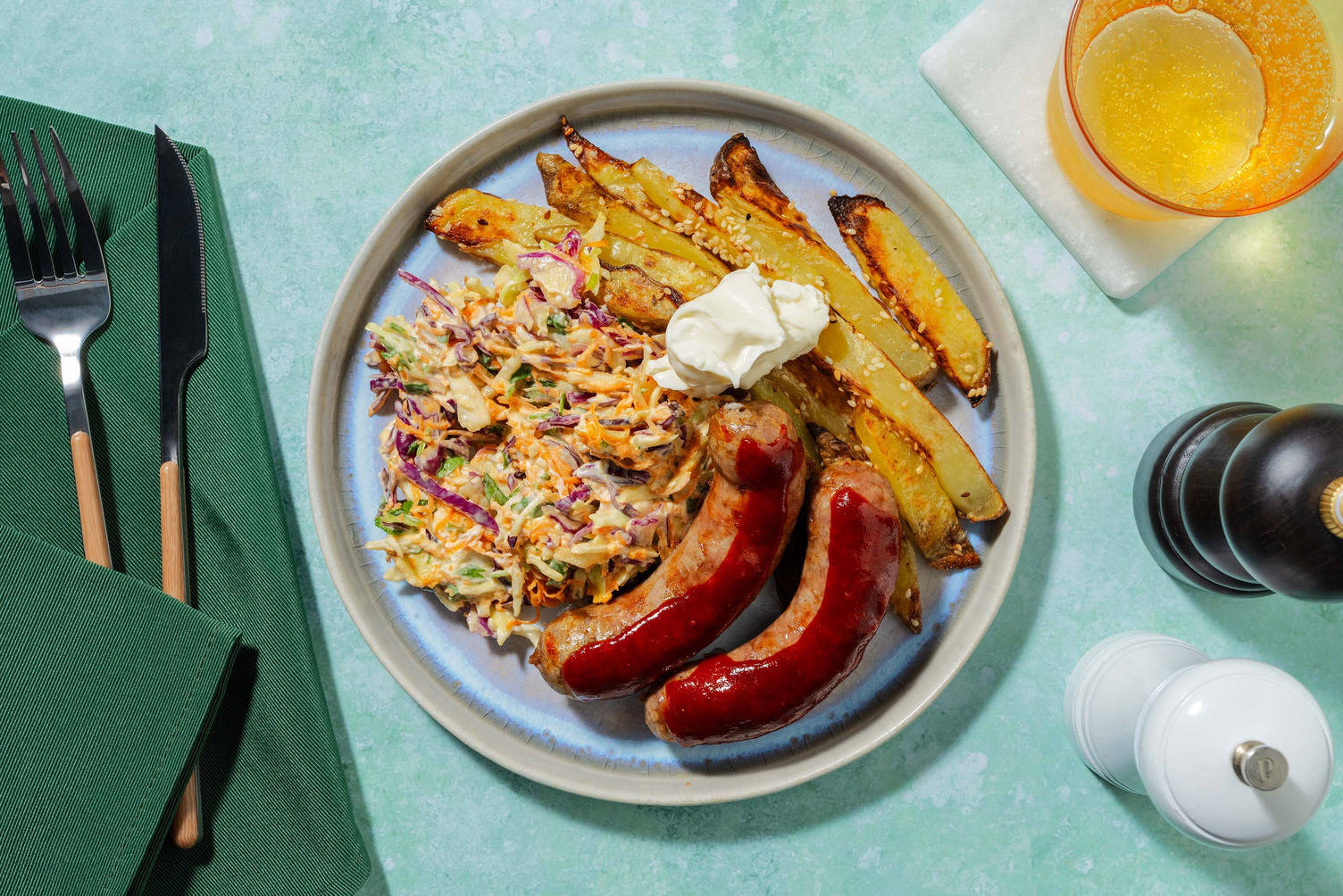 Gochujang and Honey Glazed Sausages