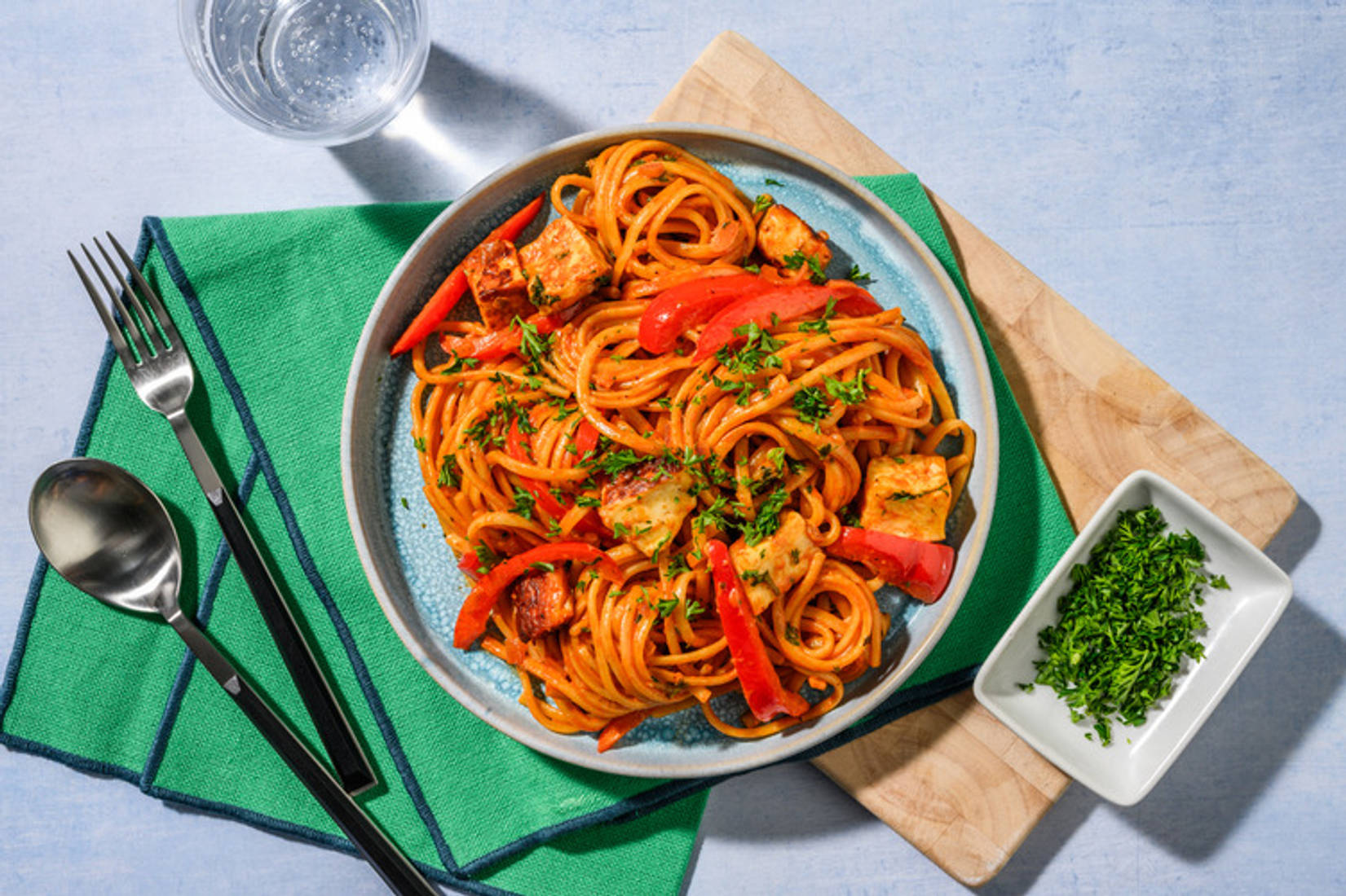 Cajun-inspired Bell Pepper Linguine