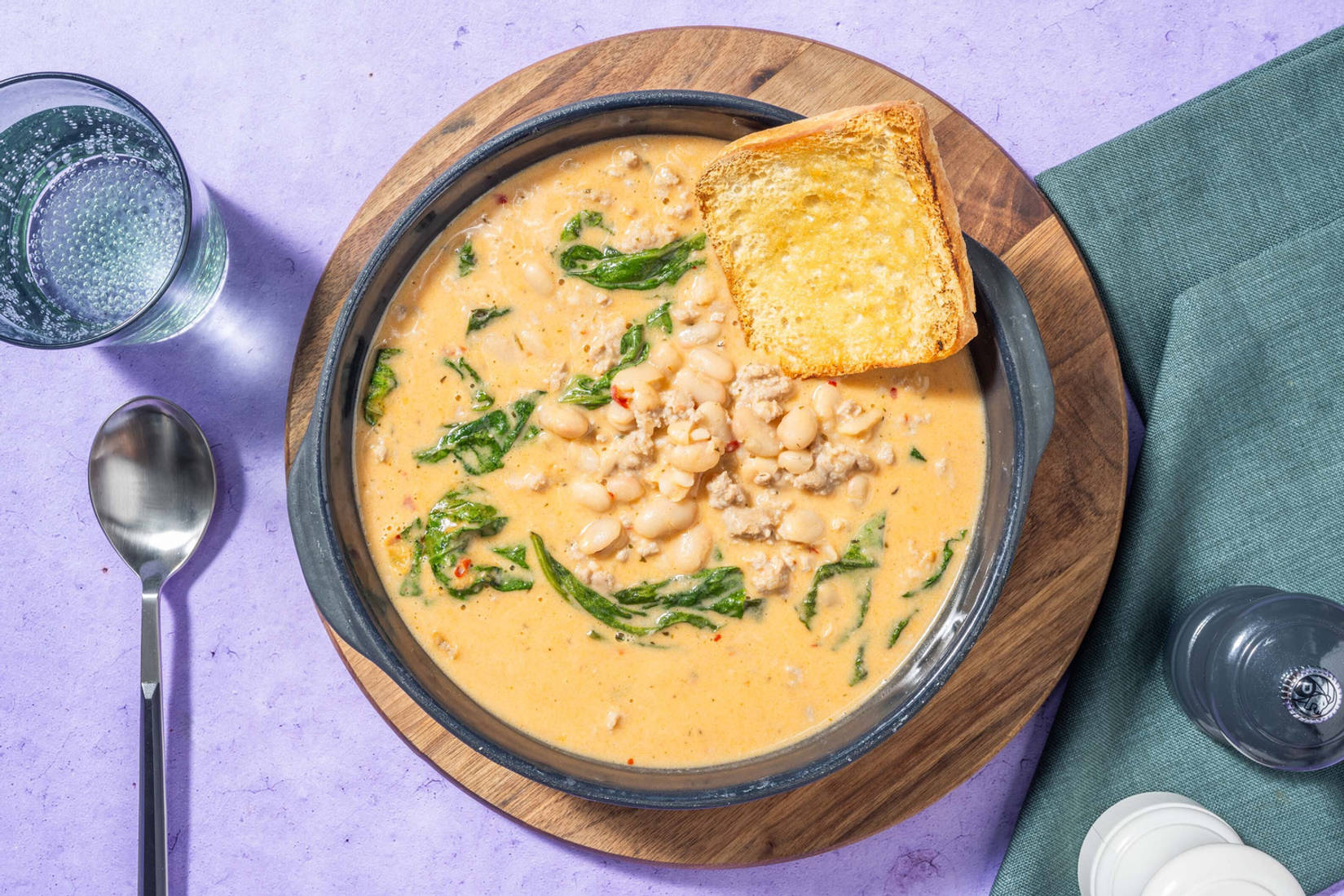 Creamy Sausage and Cannellini Cassoulet