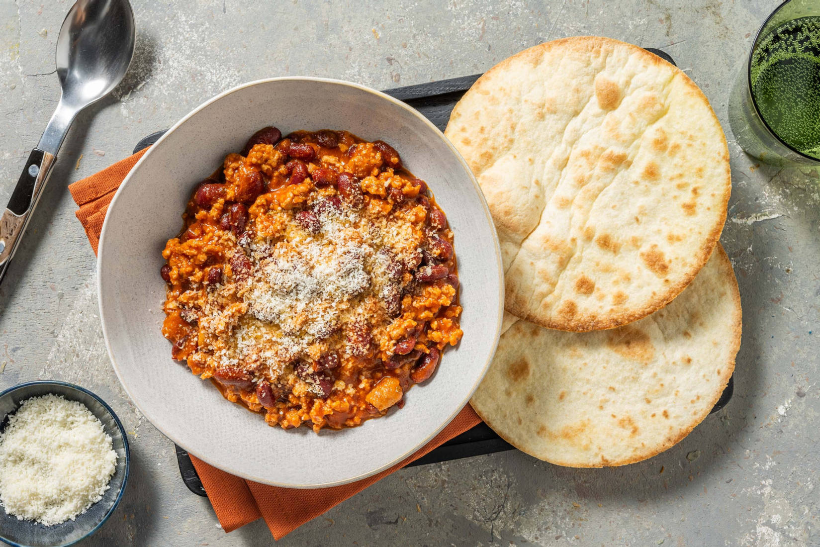 Tex-Mex Style Pork and Bean Chilli