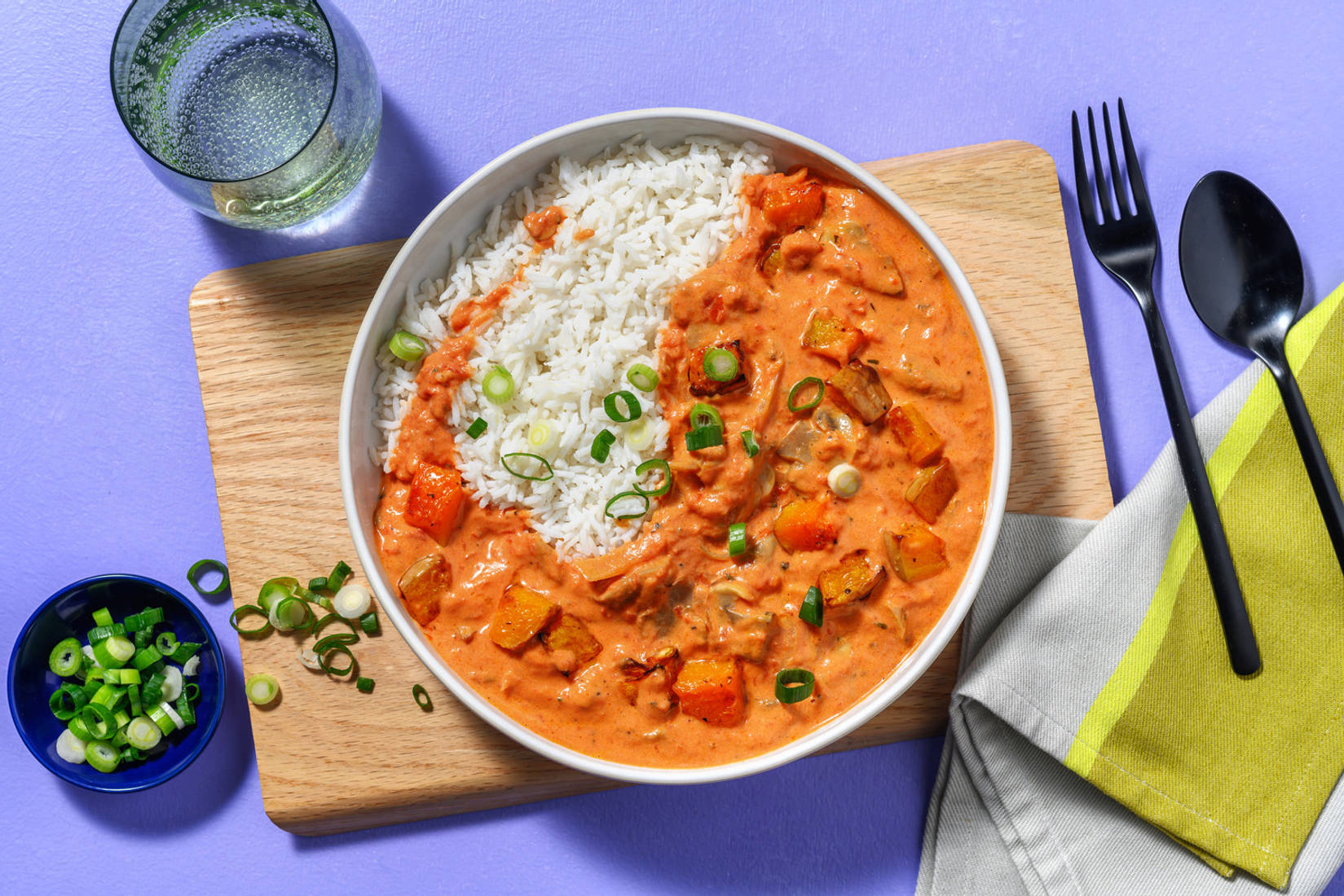 Butternut and Mushroom Curry