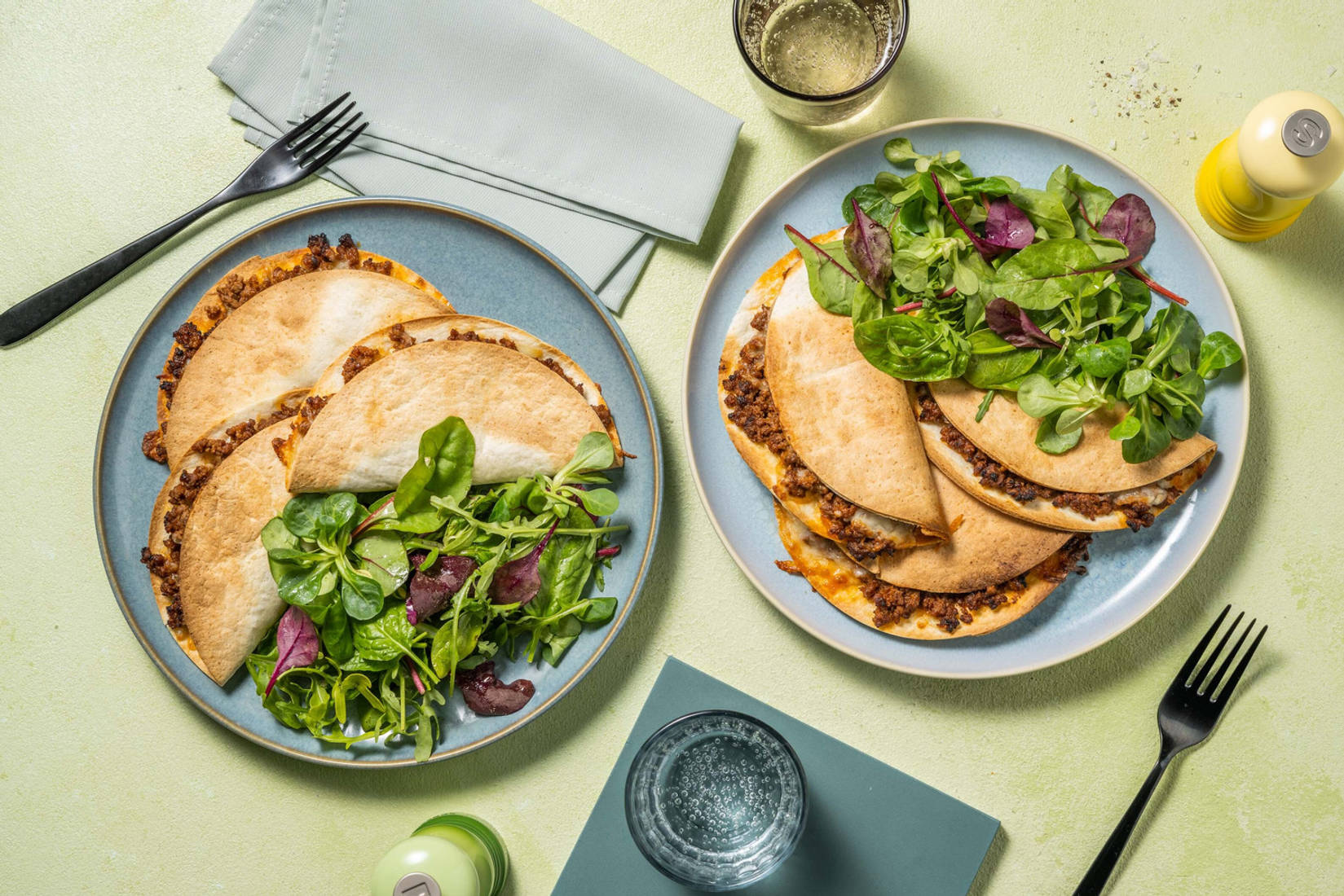 BBQ Beef Quesadillas