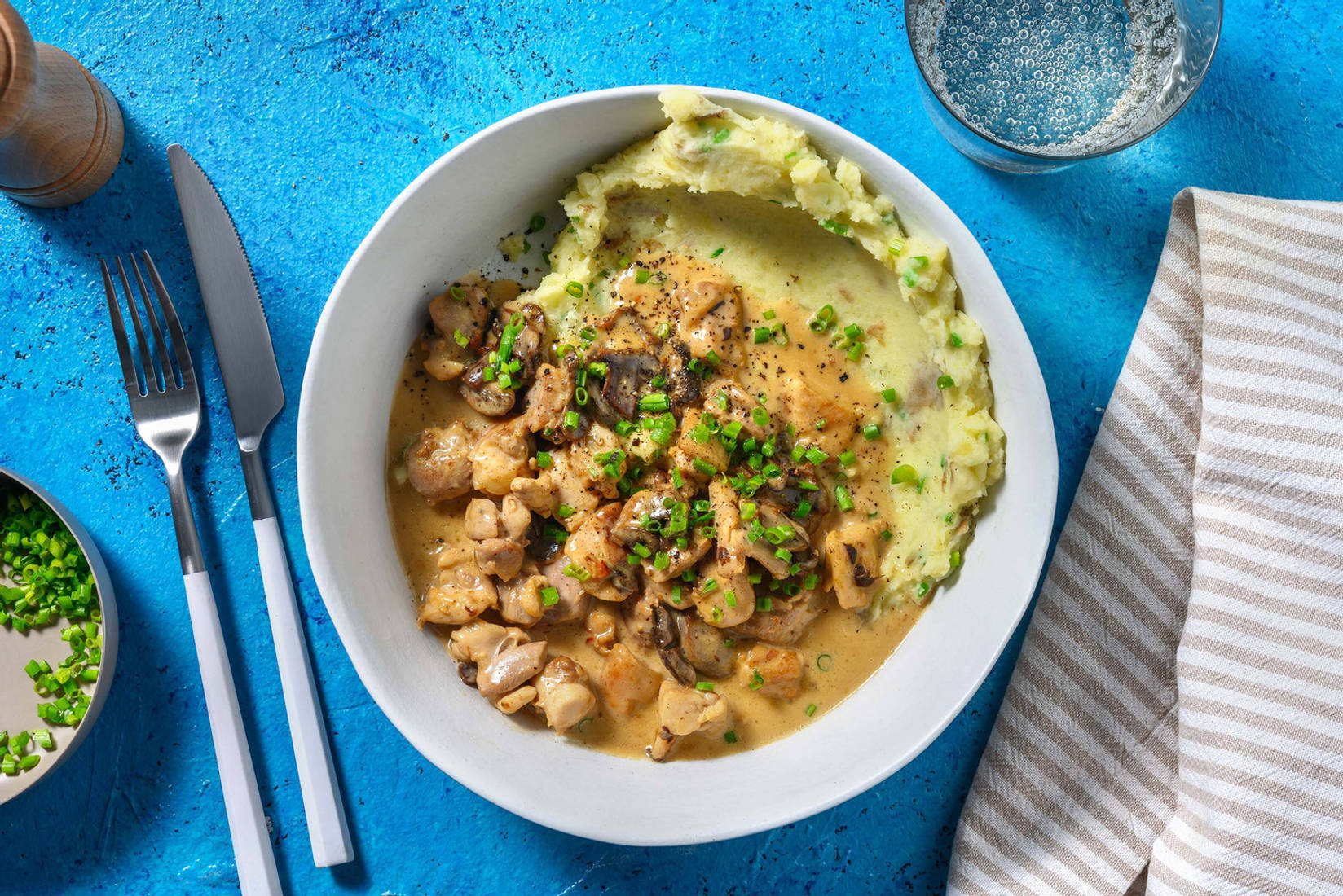 Creamy Mustard Chicken and Mushrooms 