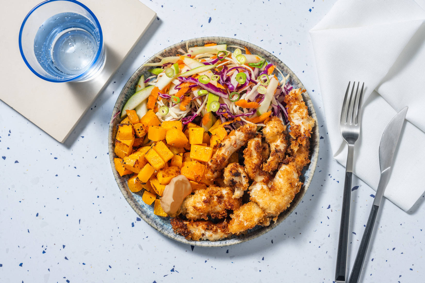 Quick Double American Crumbed Chicken