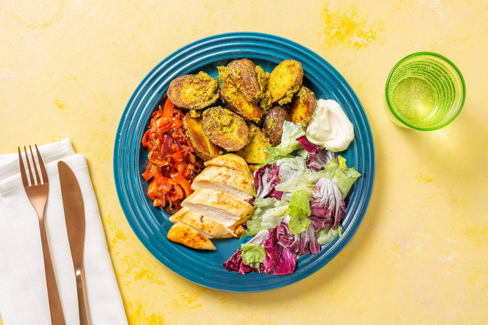 Grenailles et aiguillettes de poulet