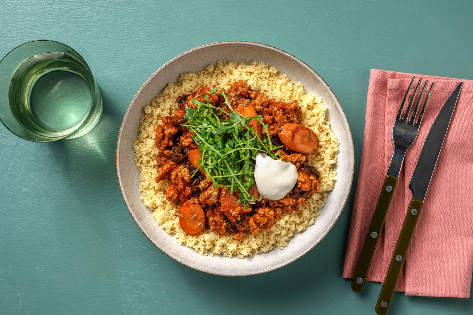 Middle Eastern Style Lamb and Couscous