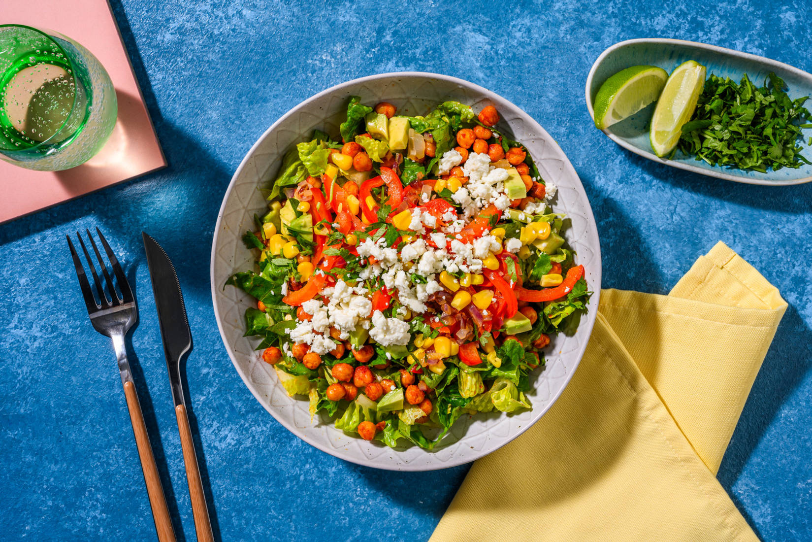 Chickpea and Sweetcorn Salad