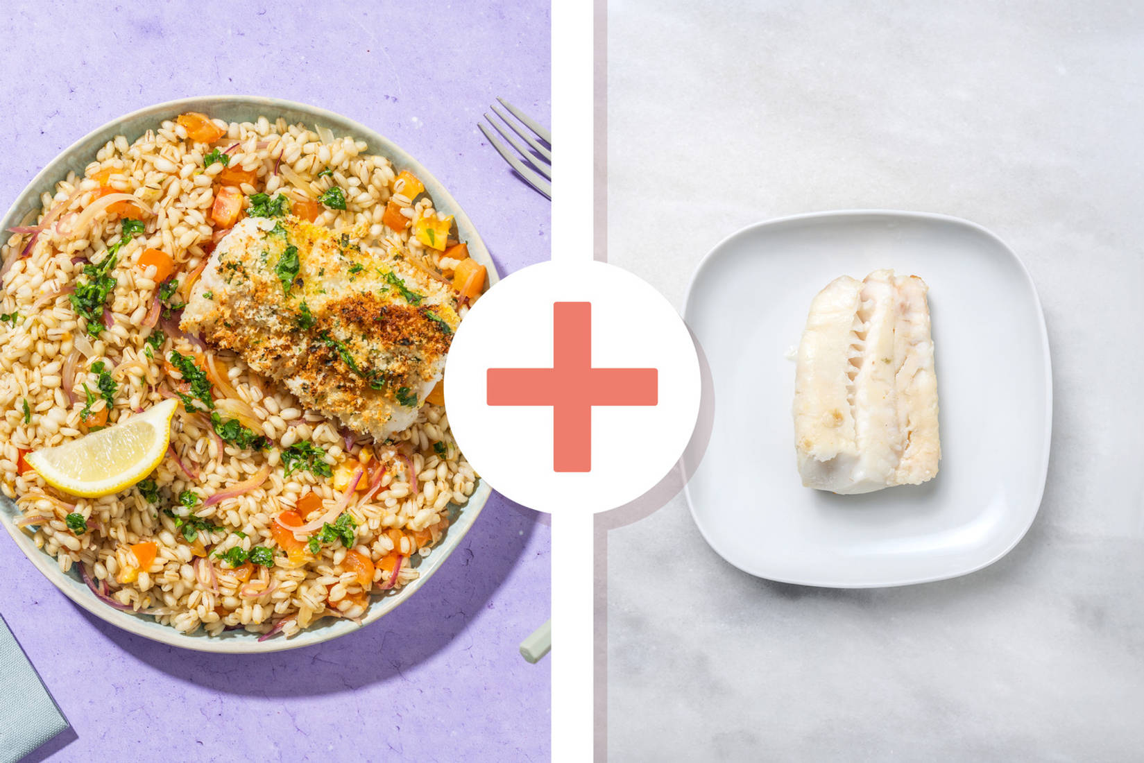 Merluzzo in crosta al profumo di limone