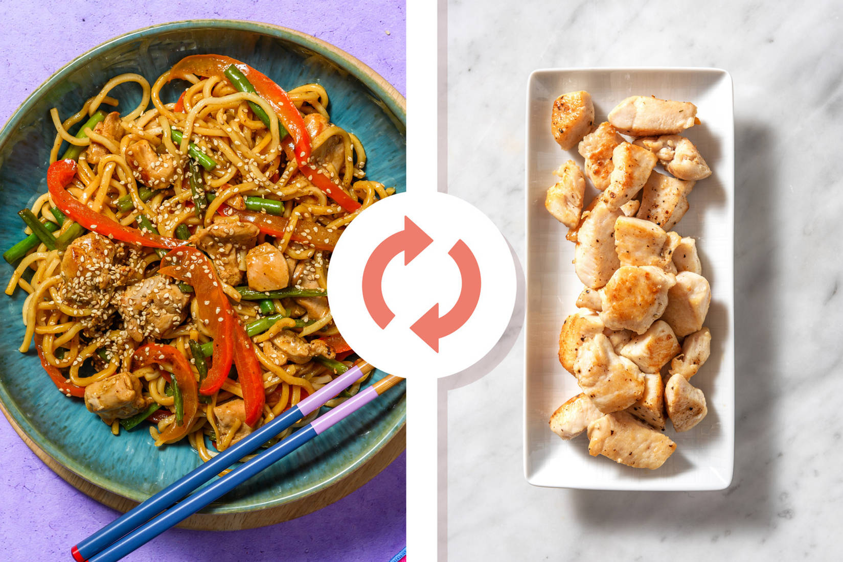 Shanghai Style Hoisin Chicken Breast Noodles