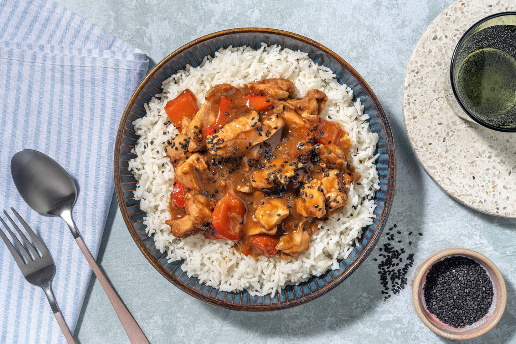 Beijing Style Chicken and Pepper Stir-Fry