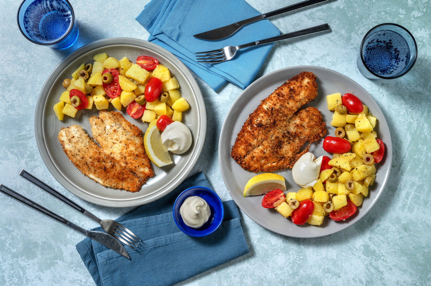 Cotoletta di orata al profumo di origano