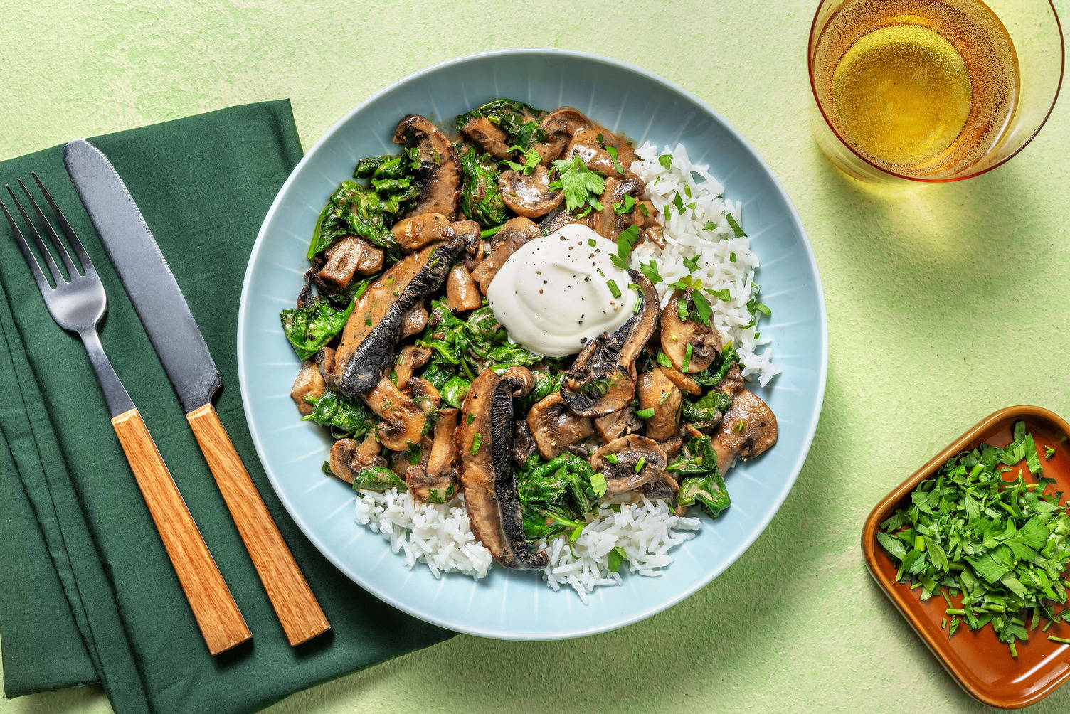 Creamy Portobello Mushroom Stroganoff