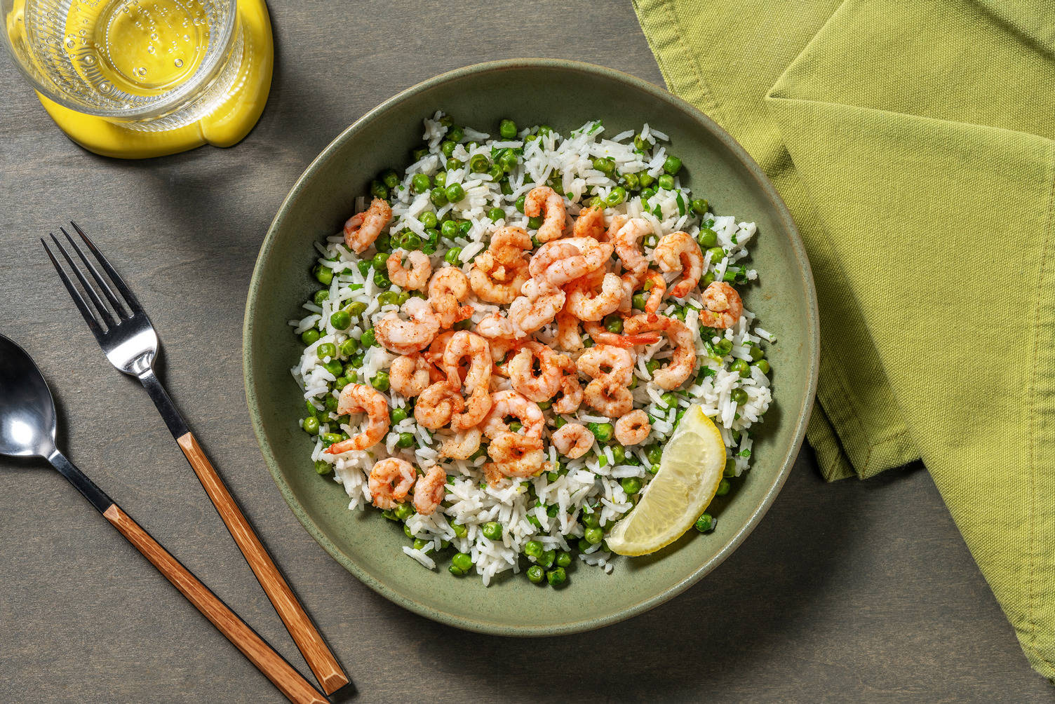 'Jambalaya' rapido - riso, gamberetti e spezie Cajun